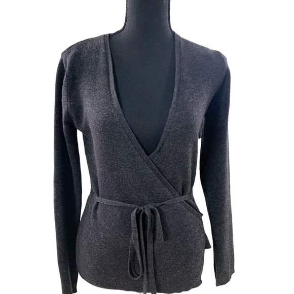 Banana Republic Sweaters - BANANA REPUBLIC MERINO WOOL WRAP SWEATER